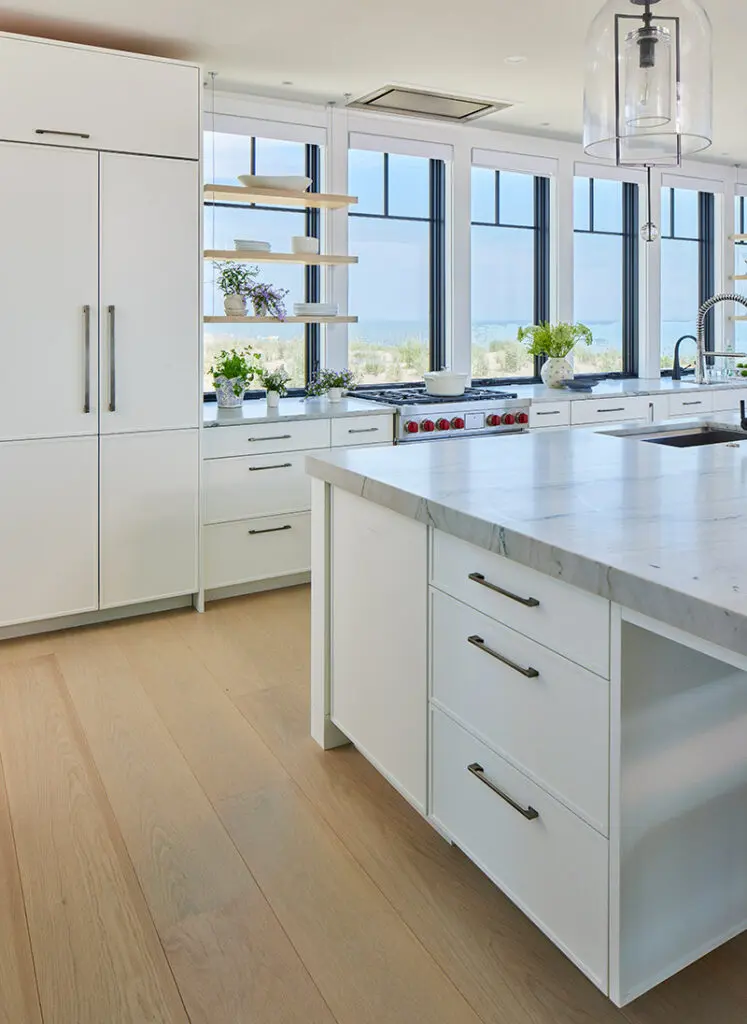 Custom kitchen with island