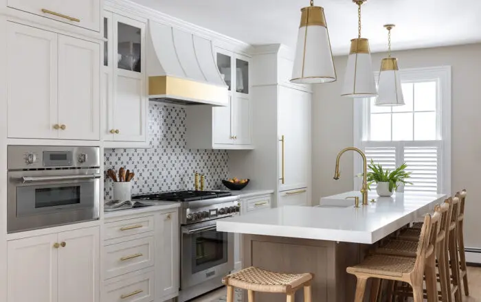 White custom kitchen