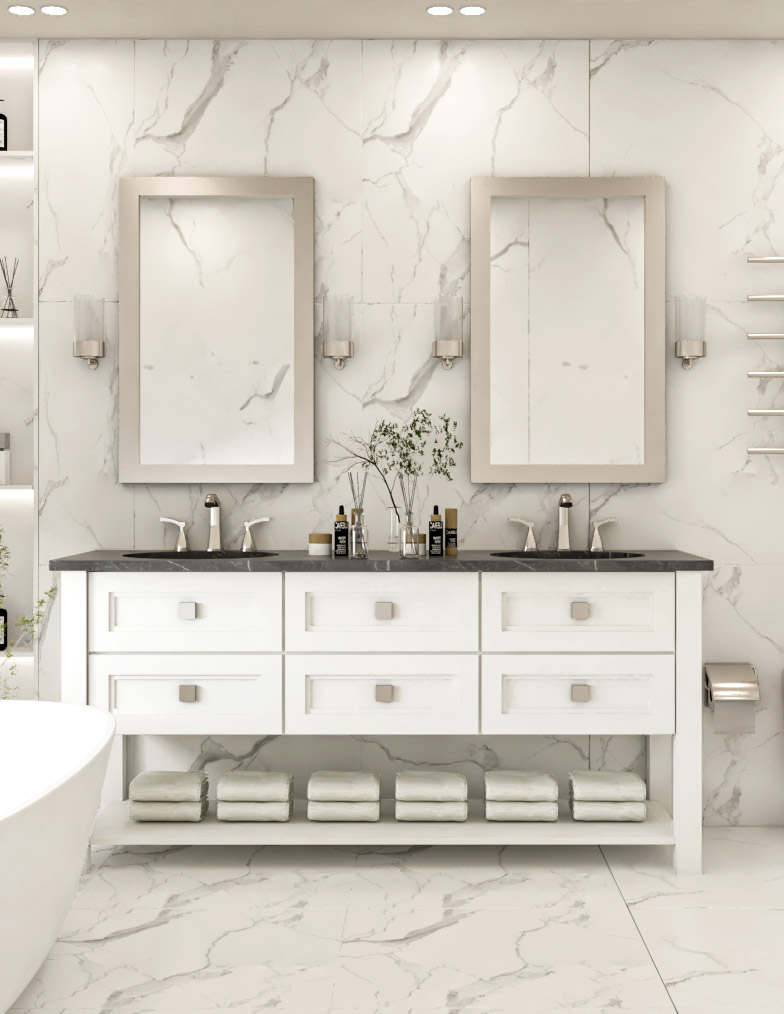 Veloce bathroom vanity