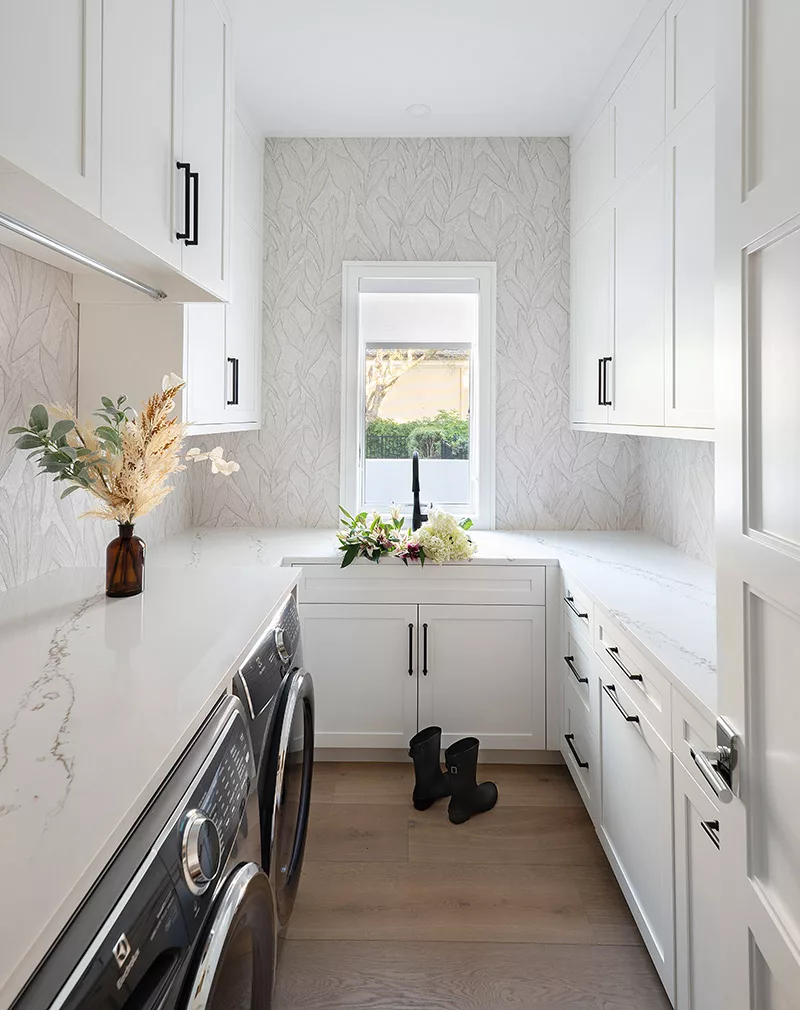Laundry room custom cabinetry