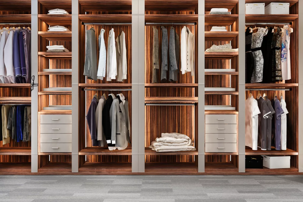 Closet cabinet rendering
