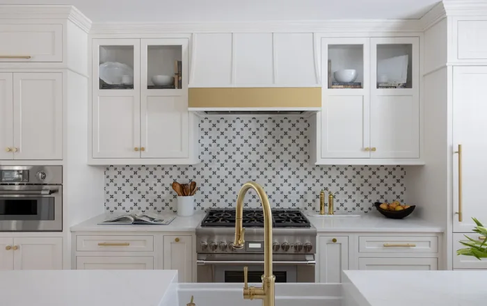 Custom kitchen with hood