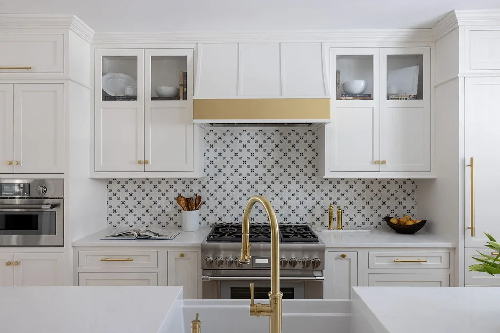 Custom kitchen with hood