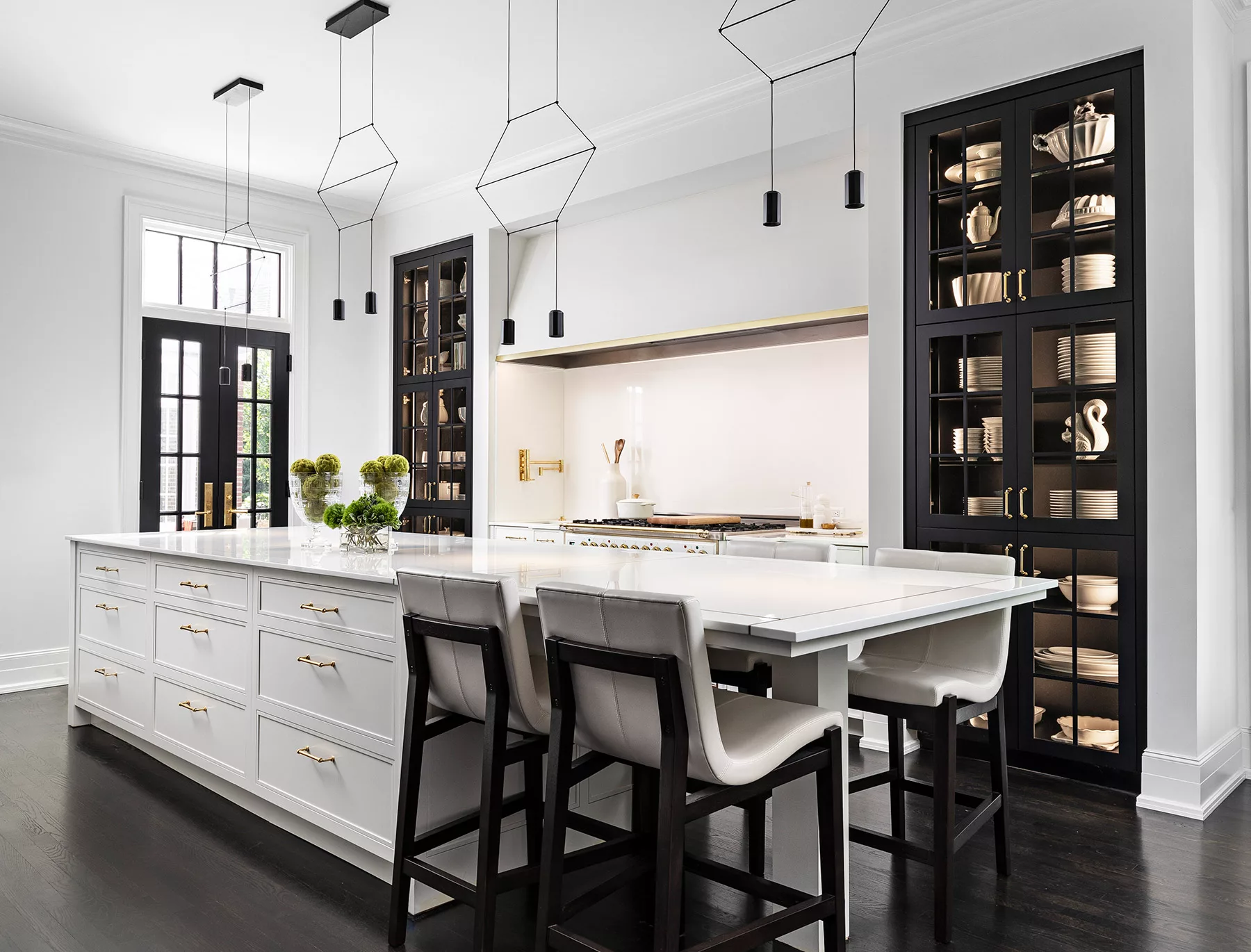 Custom inset cabinetry - Steeplechase collection