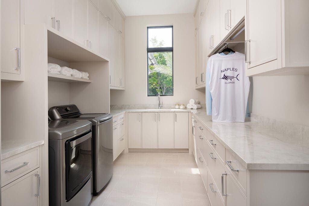 Laundry cabinets