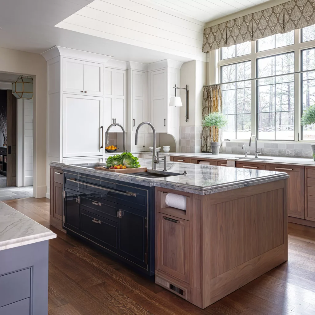 Custom cabinets in a high end kitchen
