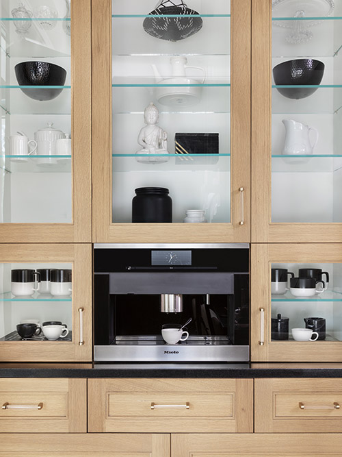 Cabinets with glass doors