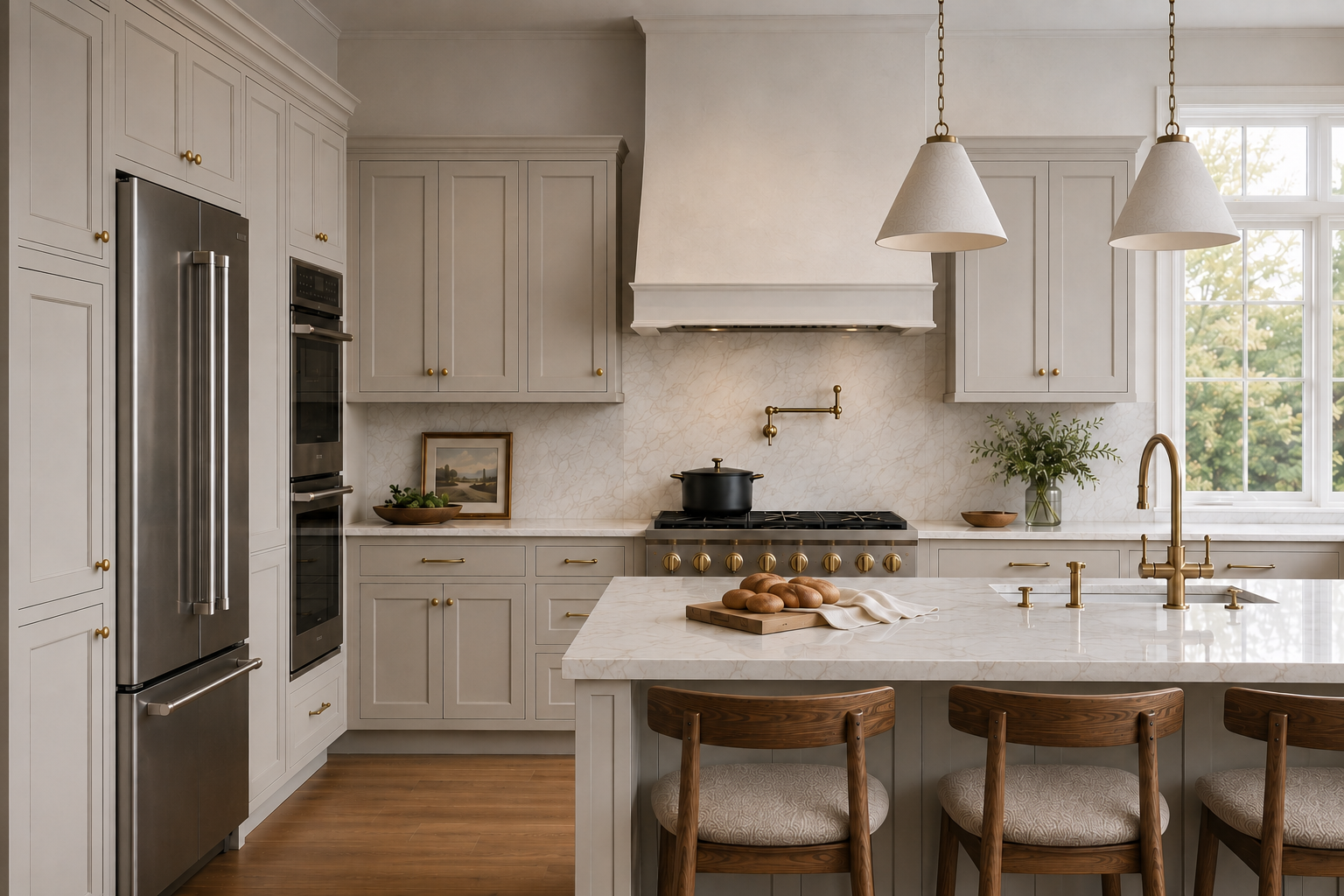 Kitchen cabinets