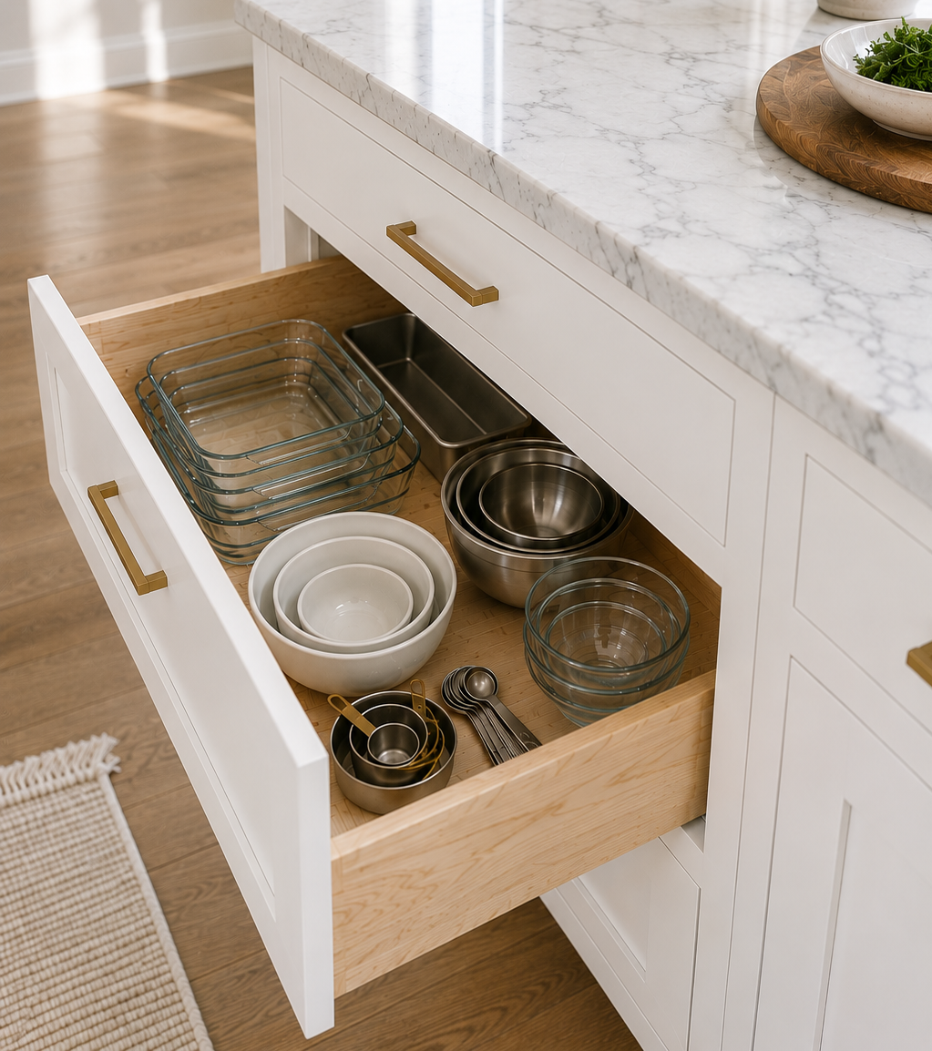 Custom inset cabinetry - Steeplechase collection